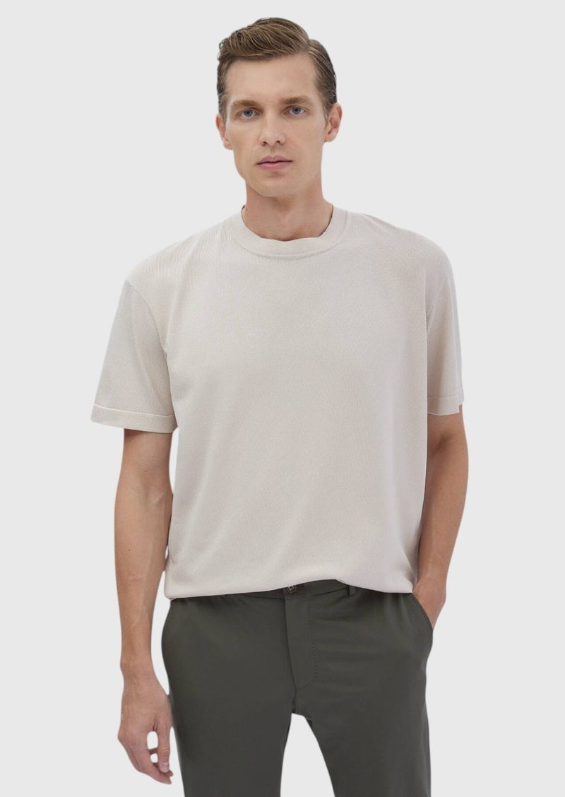RAMSEY Beige Knitwear - Image 1
