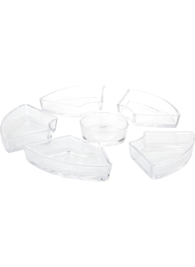 BILLI Billi Chip & Dip Rotatable Tray, Brown, ACA-316  - Image 2