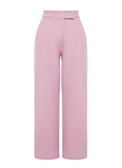 Pink Hook and Loop Closure High Waist Pleated Wide Leg/Wide Cut Knitted Trousers TWOAW24PL00177 - pzsku/Z77F30AA9A6622AF05F1FZ/45/_/1739718403/ce701a6a-5423-43f5-8881-62959bc2f014