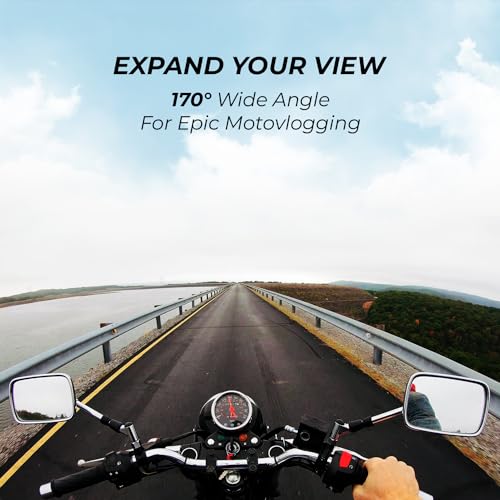 IZI ONE Plus 5K 48MP Action Camera - 6-Axis Gyro Stabilization, 110ft Waterproof, Vlogging, 170° FOV, WiFi, Dual Screen Video Camera, 2X 1350mAh Batteries, Fast C-Type Charge HQ External Mic. - Image 5