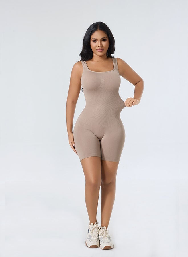 CELILIN Women's Shapewear Bodysuit Seamless Mid-Thigh Shorts Tummy Control Body Suit Breathable Waist Shaper Body Waist Trainer - Image 4