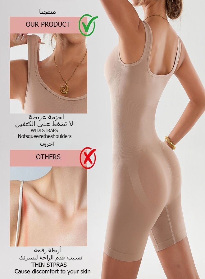 CELILIN Women's Shapewear Bodysuit Seamless Mid-Thigh Shorts Tummy Control Body Suit Breathable Waist Shaper Body Waist Trainer - Image 5