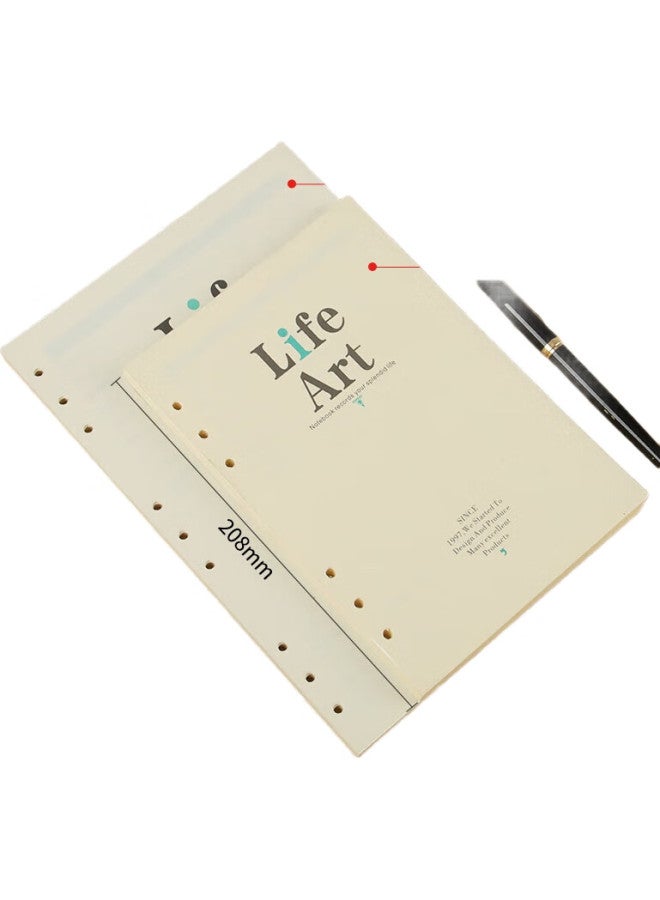 Tango B5 Loose-Leaf Refill Paper With Ruled Lines, Thickened 100G, Suitable For 9-Hole Loose-Leaf Notebooks, For Postgraduate Entrance Exam Error Correction, Homework, Notes, Meeting Minutes, Universal Replacement Refills, 92 Sheets, Pack Of Five - Image 2