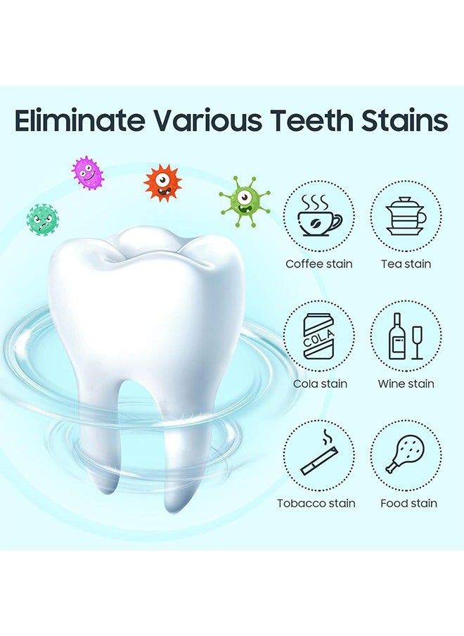 5D White Teeth Whitening Strips, For Reduce Teeth Sensitive, Teeth Whitener Clean Teeth Safely, Effectively Remove Coffee, Tobacco Stains, Professional And Safe White Strips (7 Sets)