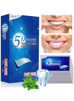 5D White Teeth Whitening Strips, For Reduce Teeth Sensitive, Teeth Whitener Clean Teeth Safely, Effectively Remove Coffee, Tobacco Stains, Professional And Safe White Strips (7 Sets) - pzsku/Z77F33F3E1ABC603E7740Z/45/_/1703470517/cee0373a-62b3-4e52-b8bf-267ac1d287eb