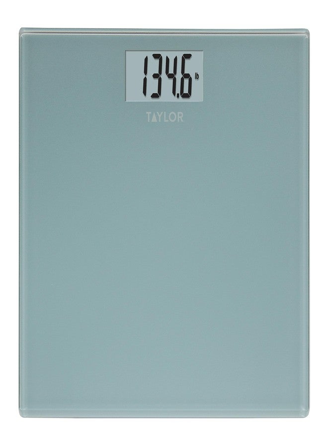 Taylor Digital Bathroom Scale, Bath Scale for Body Weight, Large Readout Display and Instant-on Auto Zero Technology, 400 lb. Capacity, Blue - Image 1