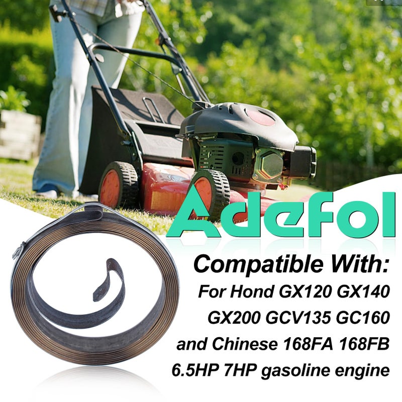 Adefol 4pcs Recoil Starter Spring for Hond GX160 GX200 GX120 168F 170F Engine 28442-ZH8-003 - Image 2