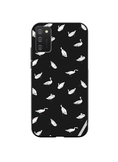 Protective Case Cover For Samsung Galaxy A03s Duck Design Multicolour