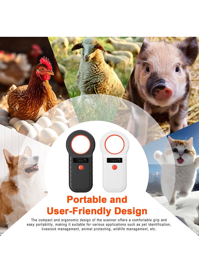 Generic - Pet Microchip Reader Scanner Wireless RFID Handheld Chip Scanner Rechargeable Animal Tags Scanner - Image 1