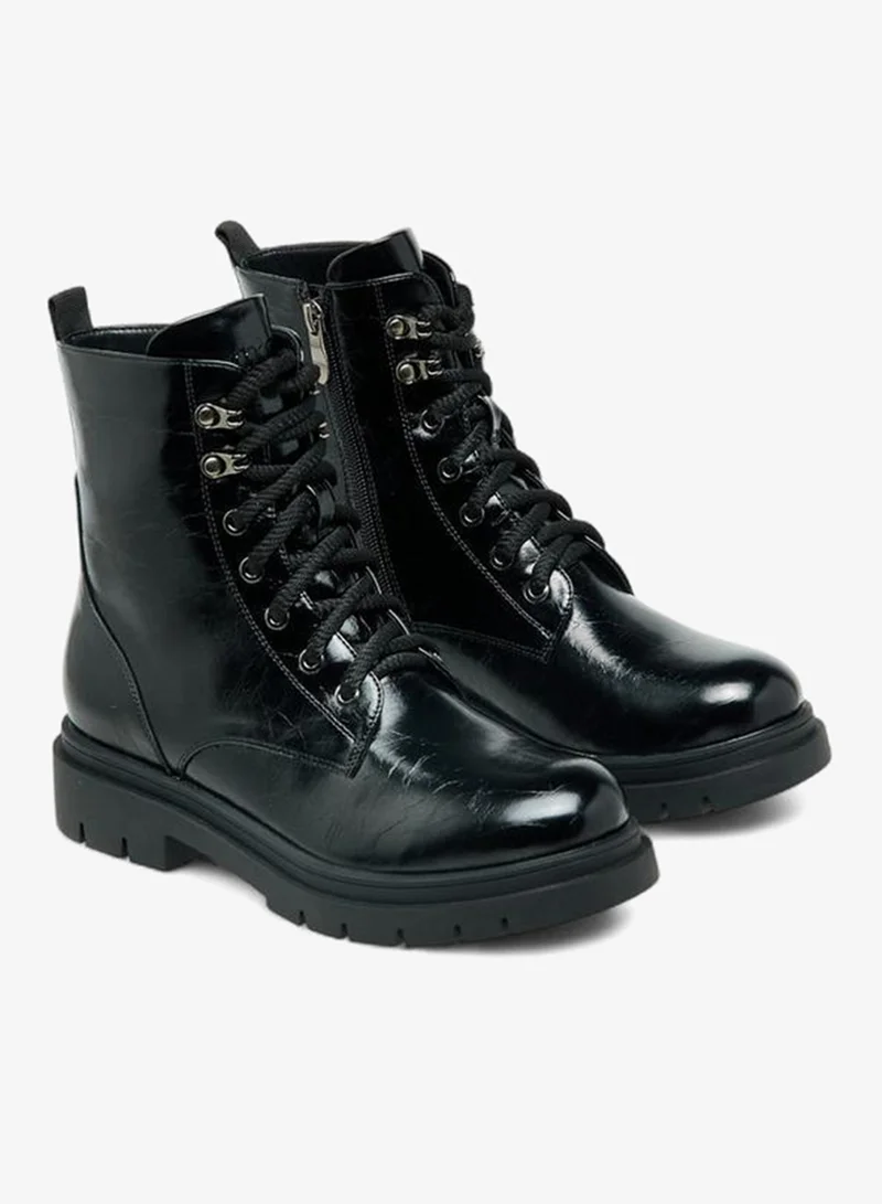 ميسي بوت نسائي بكعب عالٍ وسحاب