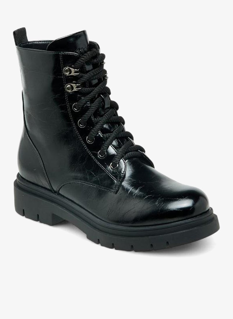 MISSY Women Zip Closure High Ankle Boots - Image 3