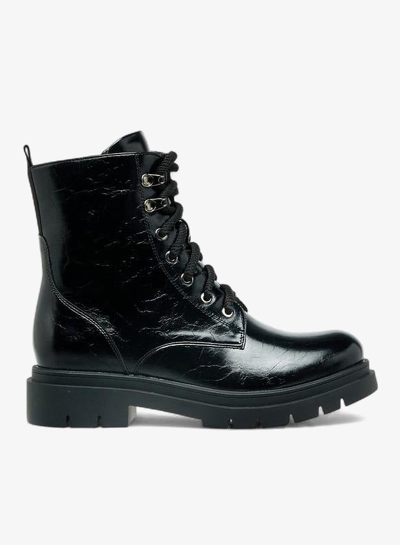 MISSY Women Zip Closure High Ankle Boots - Image 1