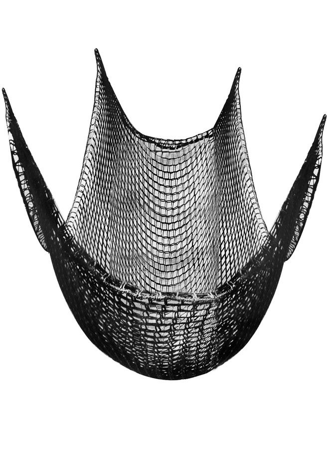 Jalunth Kids Playground Play Safety Net - Climbing Cargo Net Treehouse Accessories Outdoor Equipment Set Double Layers Heavy Duty Backyard Net Bridge for Tree House Tree Fort Back Yard (6.5' x 9.8') - Image 1
