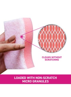3M 3M Scotch-Brite Plastic Utensil Non Scratch Scrub Sponge-Pack of 6  - Image 2