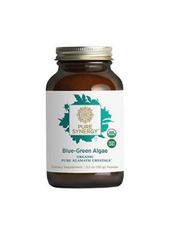 Pure Synergy Bluegreen Algae ; 3.2 Oz Powder ; Usda Organic ; Nongmo ; Vegan ; Sourced From Upper Klamath Lake Oregon  - Image 1