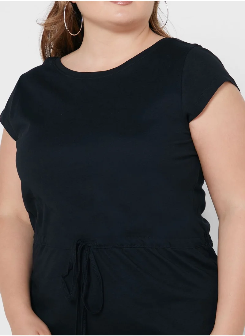 Only Carmakoma Tiered Knitted Dress