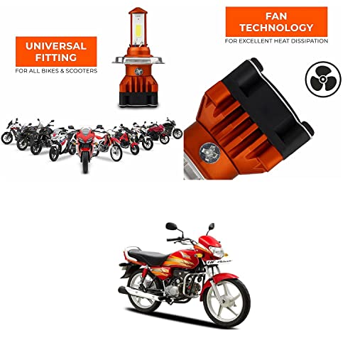 XZRTZ H4 LED Motorcycle Headlight Bulb Hi/Lo Beam LED Car Headlight H4 Headlamp Compatible With H-ero HF-Deluxe - Image 3