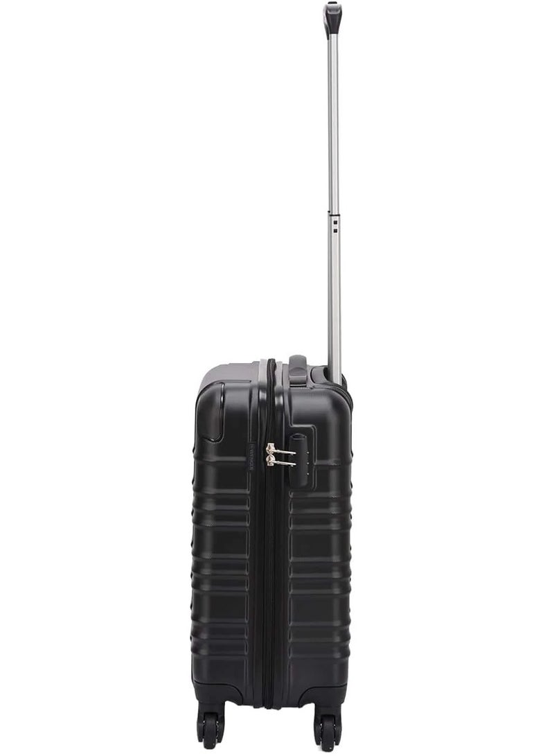 Wenger Amplar 3 Piece 53+65+75 Cm Hardside 4-Double Wheeled Non-Expandable Check-In Luggage Trolley Set - Black - Image 5