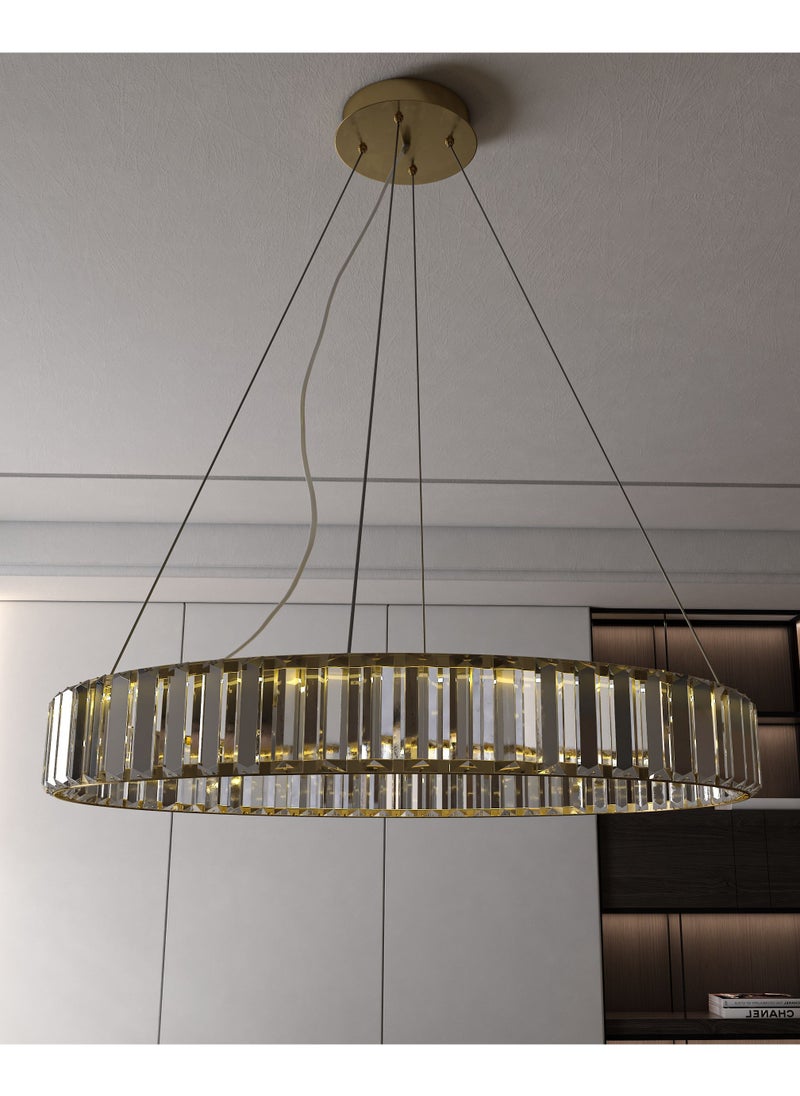 UCANDLE Neoclassical Crystal Circular Chandelier  - Image 1