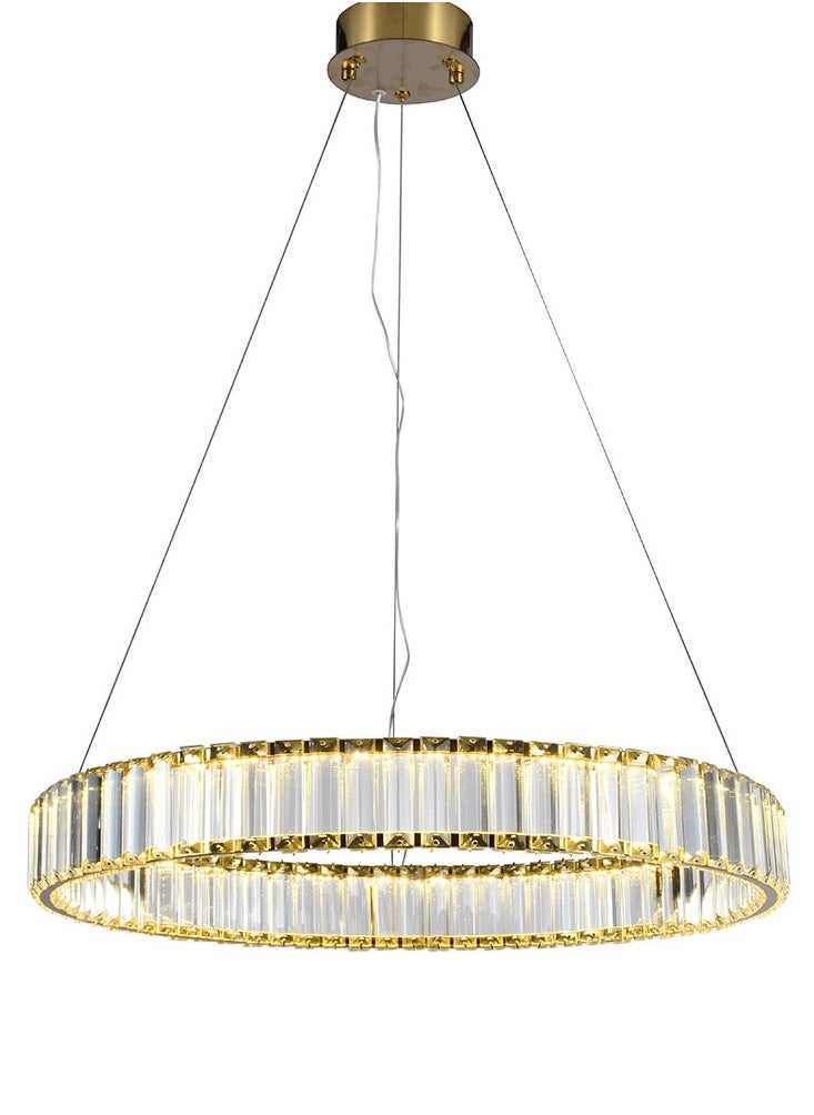 UCANDLE Neoclassical Crystal Circular Chandelier  - Image 2
