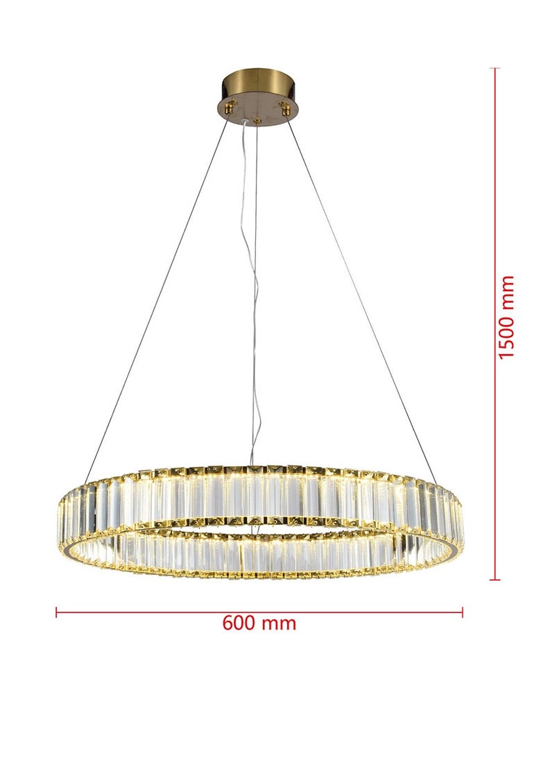 UCANDLE Neoclassical Crystal Circular Chandelier  - Image 5