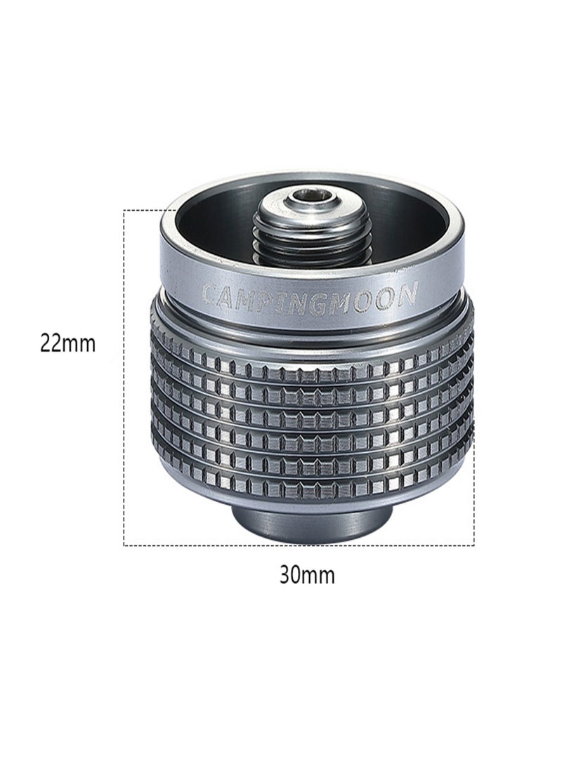 Campingmoon Cylinder Adapter Aluminum Alloy Outdoor Stoves Adapter Camping Furnace Connector Adapter - Image 3
