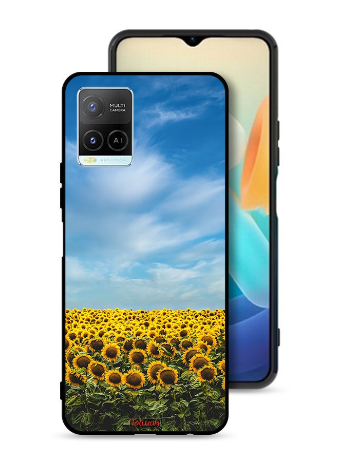 Tolwak Vivo Y32 Protective Case Cover Sunflowers Under The Sky - Image 1