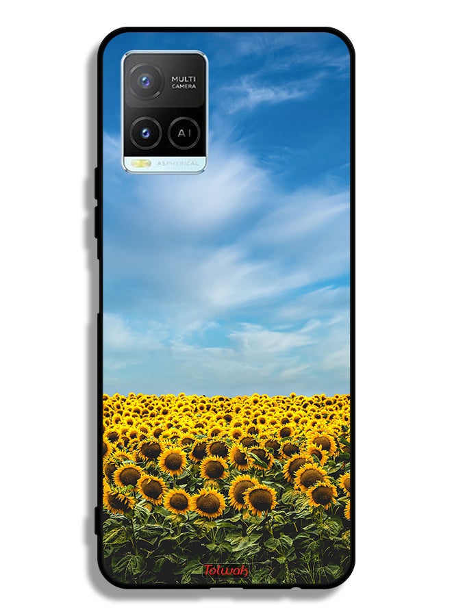 Tolwak Vivo Y32 Protective Case Cover Sunflowers Under The Sky - Image 2