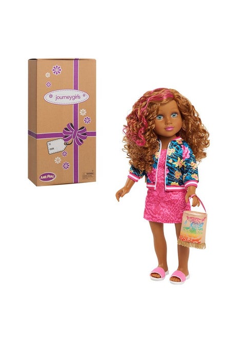 18 Inch Alana Hand Painted Doll With Brown Hair Light Blue Eyes Kids Toys For Ages 3 Up By Just Play