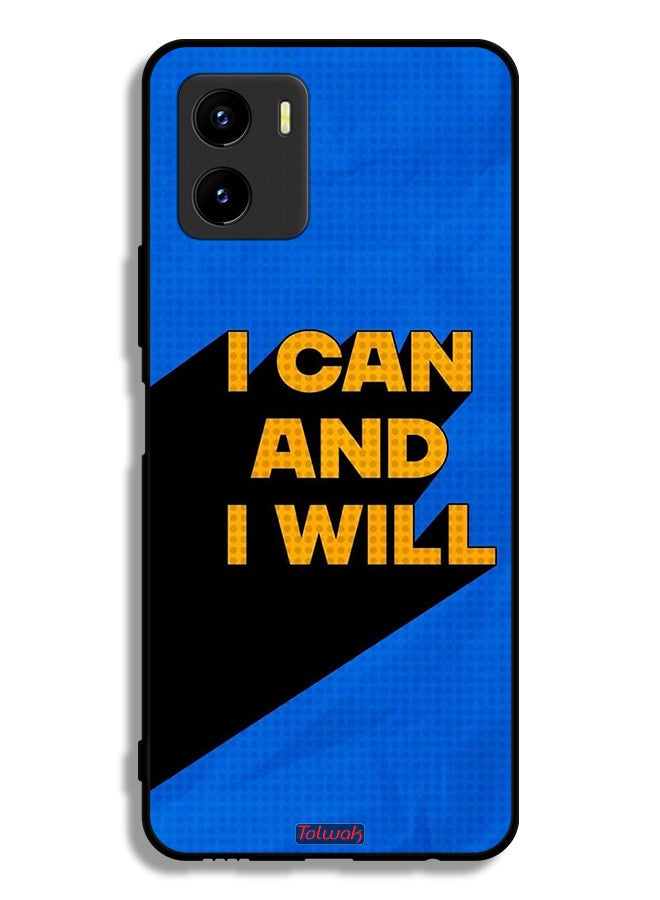 Tolwak Vivo Y15s Protective Case Cover I Can And I Will - Image 2