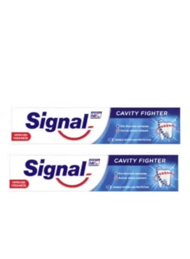 سيجنال قطعتين معجون أسنان سيجنال مضاد للتسوس 50 مل - Image 1