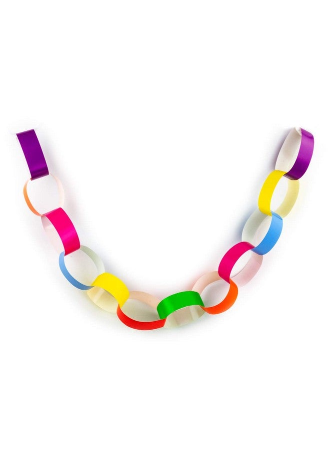 Hygloss Stick-A-Licks-Chain Arts & Crafts-Classroom Activities-Fun for Kids-Super Strips-Size 1” x 8” -100 Pcs, Assorted Colors - Image 2