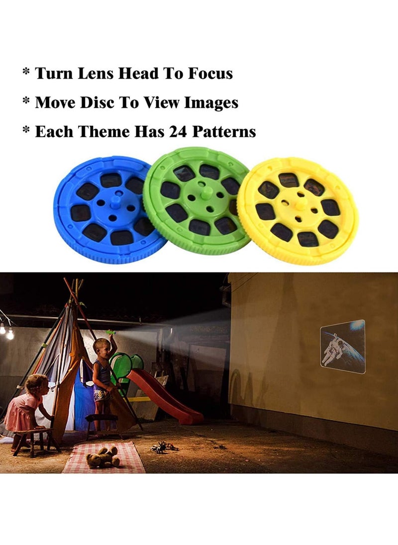 Generic - Children's Projector Toy Educational Science Set Wall Ceiling Tent Flashlight Toddler Flashlight Gift for Boys Girls (Space) - Image 1