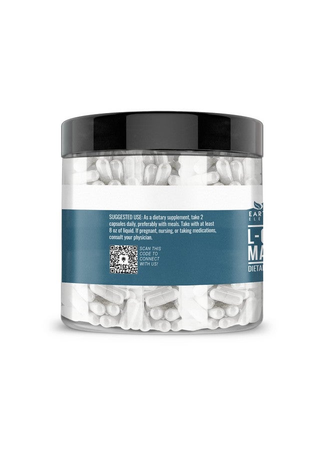إيرثبورن إيليمنتس Earthborn Elements L-Citrulline DL-Malate 2:1، 200 كبسولة، نقية وغير مخففة، بدون إضافات - Image 2