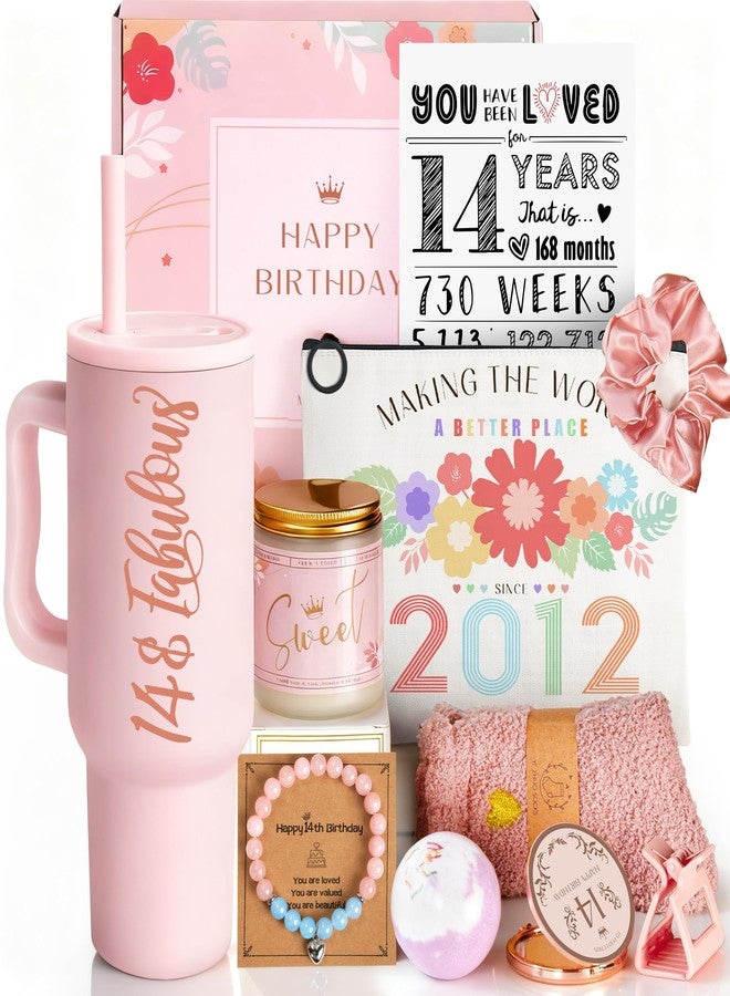 Mirasphere 14 Year Old Girl Gifts - Gifts For 14 Year Old Girl - 14th Girls Birthday Gifts - Things For Teen Girls - 11 Pieces Best Present For Daughter, Niece，Granddaughter - Image 1