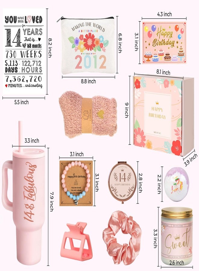 Mirasphere 14 Year Old Girl Gifts - Gifts For 14 Year Old Girl - 14th Girls Birthday Gifts - Things For Teen Girls - 11 Pieces Best Present For Daughter, Niece，Granddaughter - Image 3