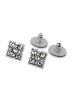 Generic Earring (Prima) cubic zirconia  for women from Butterfly Shenoute - silver color 203  - Image 2