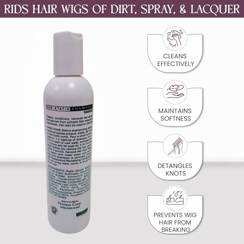 Brandywine Non Static Shampoo, Hair Cleanser for Synthetic & Human Hair Wigs, Hairpieces & Extensions - 16 Fl Oz - Image 4