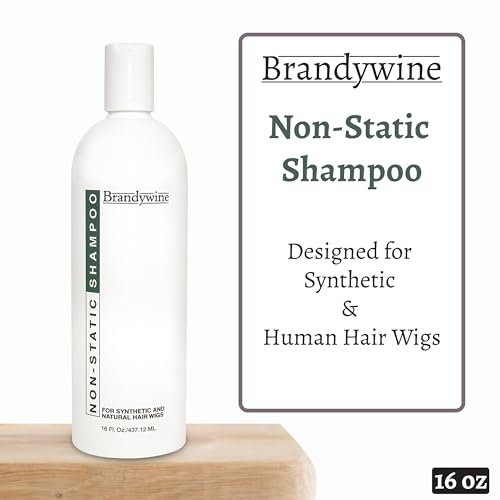 Brandywine Non Static Shampoo, Hair Cleanser for Synthetic & Human Hair Wigs, Hairpieces & Extensions - 16 Fl Oz - Image 2