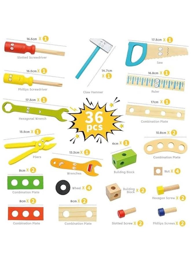 RYNX Montessori Educational Construction Toys for Boys Girls Pretend Play Kits  Toy for Kids  - Image 3