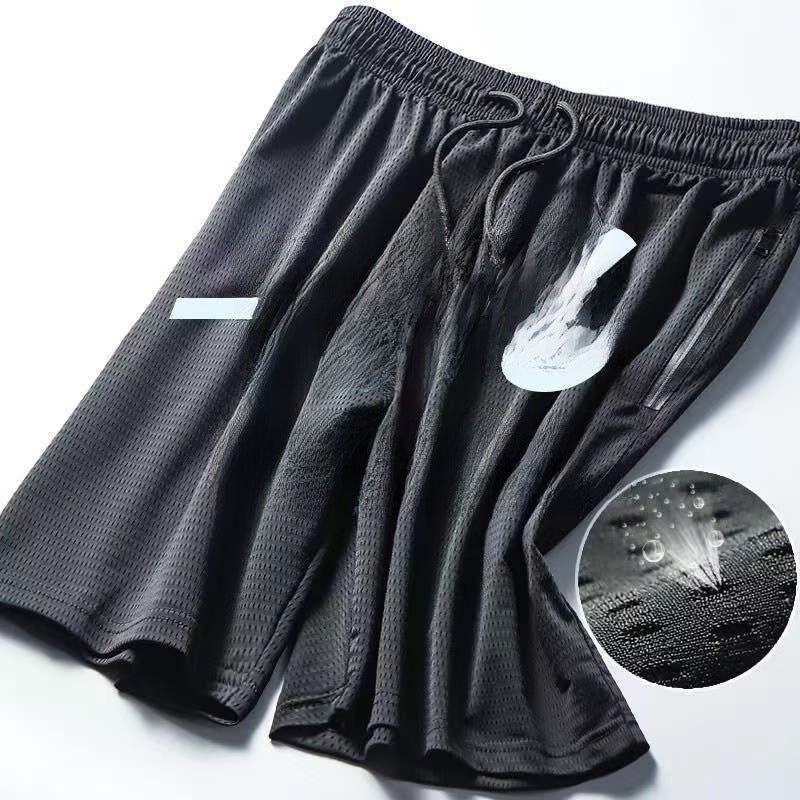 Mens Quick-Dry Mesh Shorts Summer Fitness Casual Breathable mesh