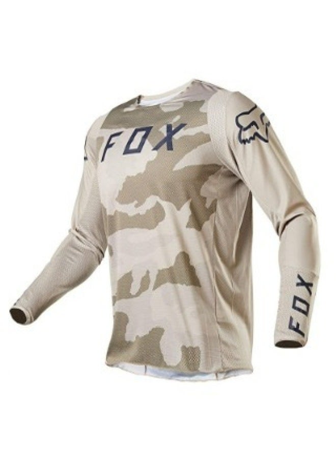 Fox Off-road Motorcycle Quick-drying Long-sleeve T-shirt, Wear-resistant, Breathable, Cycling Motorcycle Clothing For Men For Mountain Bikes
