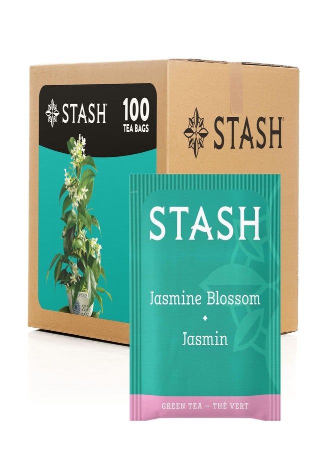 Stash Tea Jasmine Blossom Green Tea, Box of 100 Tea Bags - Image 1