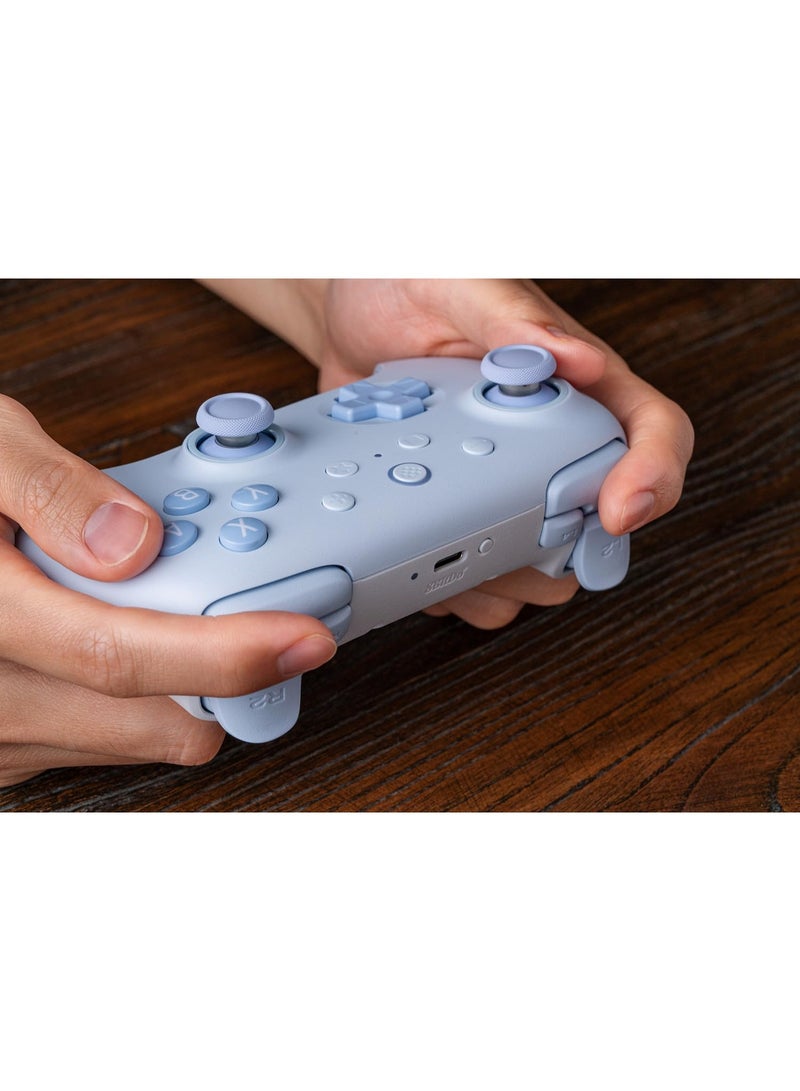 8Bitdo Ultimate 2C Bluetooth Controller for Switch/Switch 2, Wireless Controller with 6-Axis Motion Control, Rumble Vibration, Refined D-Pad and Bumpers, and Hall Effect Joysticks - Blue - Image 4