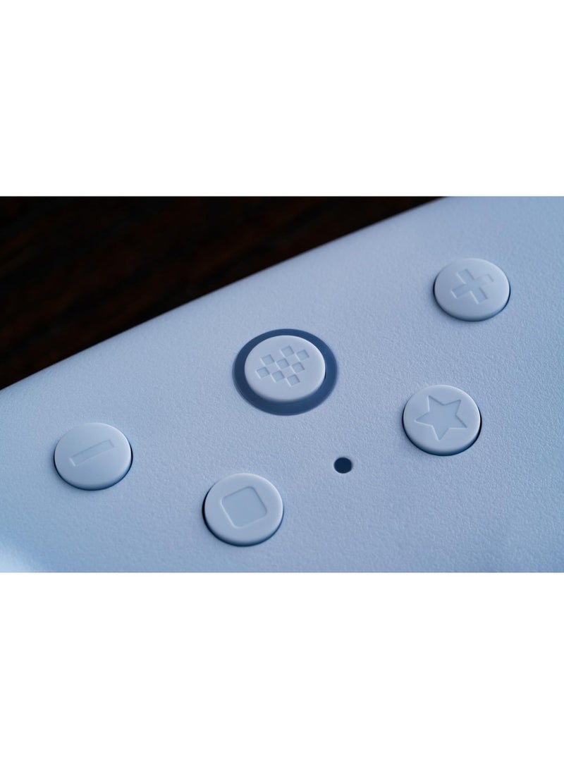 8Bitdo Ultimate 2C Bluetooth Controller for Switch/Switch 2, Wireless Controller with 6-Axis Motion Control, Rumble Vibration, Refined D-Pad and Bumpers, and Hall Effect Joysticks - Blue - Image 5