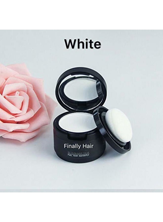 Finally Hair مخفي تساقط الشعر البودرة، مُنشئ خط الشعر، مُعزز الحواجب، مُعبئ اللحية (أبيض نقي، بدون رائحة) - Image 2