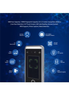 TANKHWA PATRA TANKHWA PATRA Ai Face Recognition Access Control Time Attendance DeviceCapacity of 10000 Fingers 5000 Faces 5000 Cards and 5000 Passwords  - Image 3