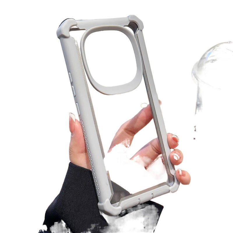 MS غطاء واقي، مقاوم للصدمات, حماية من السقوط، مقاوم للصدمات لـ Redmi Note 12 Pro، Acrylic من الأكريليك باللون الأحمر - Image 1