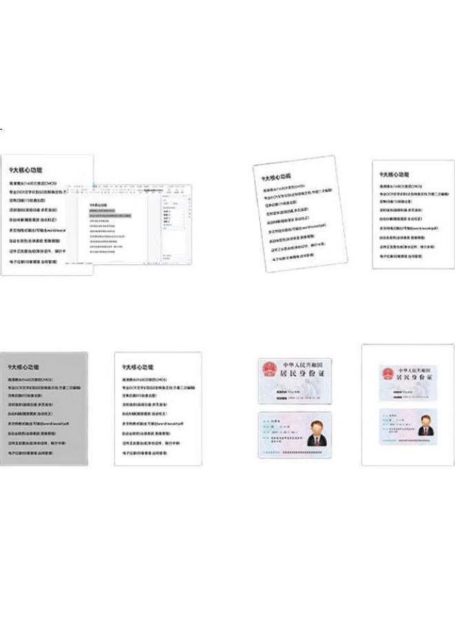 eloam Eloam 22 Million High-Definition Document Camera Scanner, A4 Soft Base, Ocr Text Recognition, Office Document High-Speed Automatic Continuous Scanning, Domestic System, Z208 - Image 2