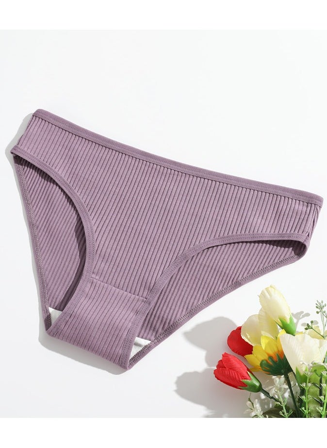 COLORS - Pack of 4 Ripped Cotton Bikini Panties Underwear for Women - Image 1